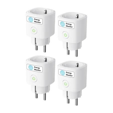 MEROSS MSS315CFH-EU Smart Plug with Energy Monitoring (Matter) (Set of 4)